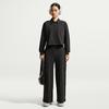 Women's Nike Jackets Women's Black/Dark Smoke Gray Lapel Moderate