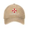 Umbrella Corporation Baseball Cap Men Women Baseball Caps Retro Distressed Denim Snapback Hat Washable Adjustable Dad Hats