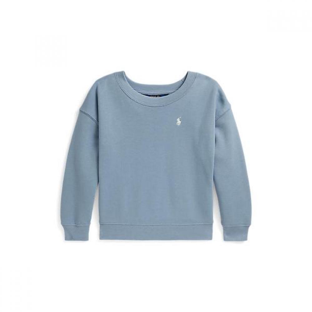 Polo Ralph Lauren Girls 2 6 Years Logo Terry Sweatshirt 4