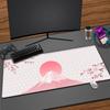 Japanese Pink Sakura Mouse Pad Gaming Office Fuji Cherry Blossom Mousepad XXL Keyboard Mat Non-Slip Laptop Computer Desk Carpet