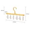 1PCS 8/6 Clip Clothes Drying Rack Multi-purpose Foldable Student Underwear Drying Hats and Socks Artifact Folding Travel Portable Clip Drying