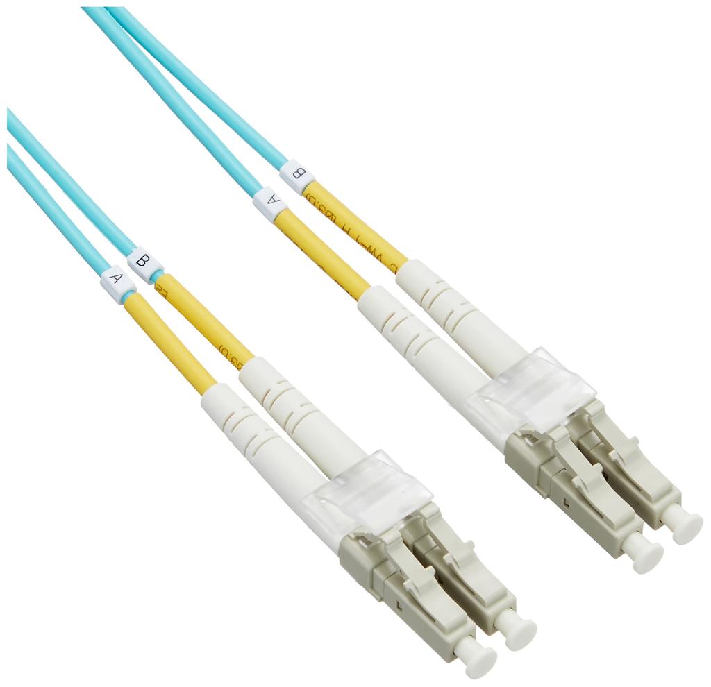 Sanwa Supply OM3 Fiber Optic Cable, LC Connector to LC Connector, 5m, HKB-OM3LCLC-05L