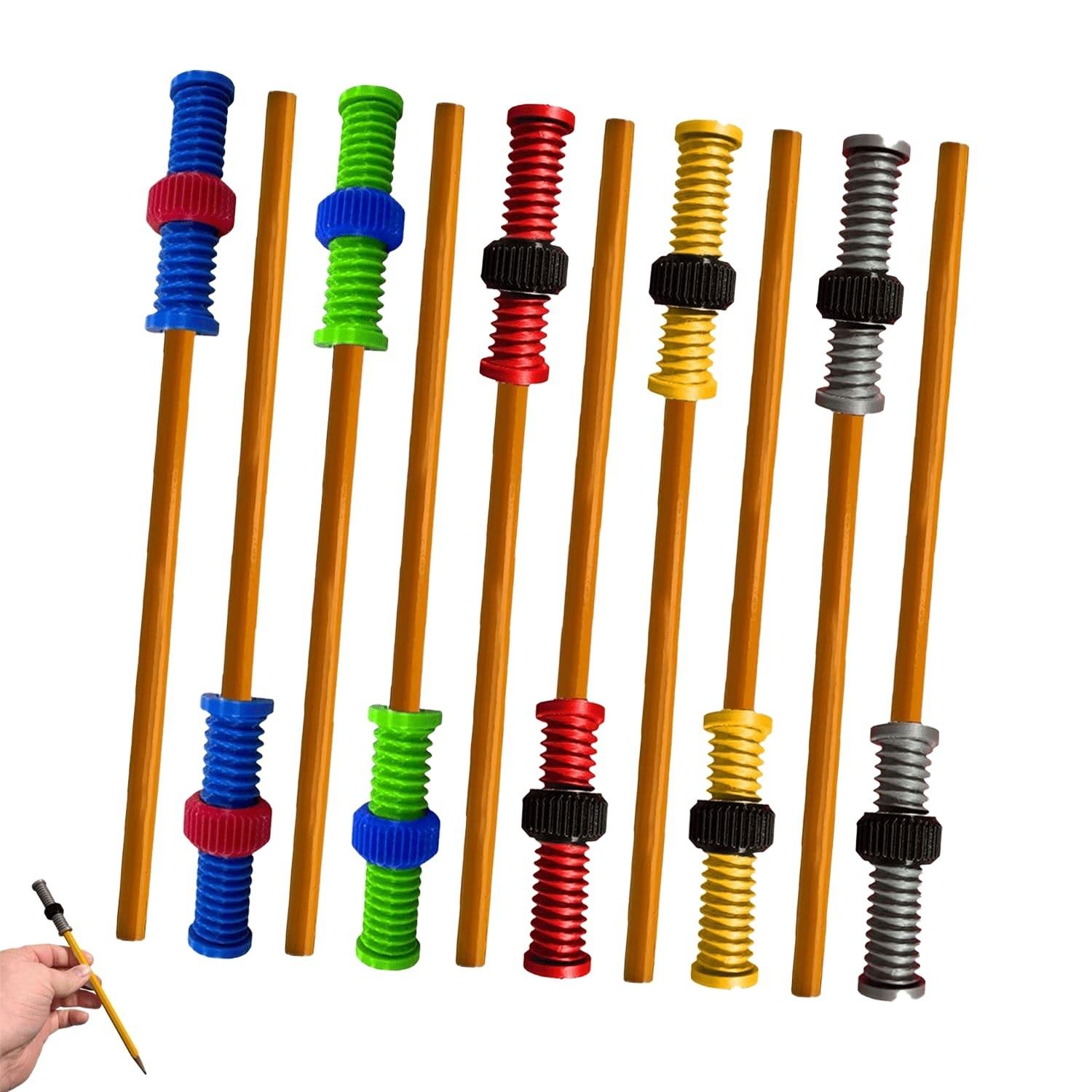 

Карандаш с резьбой для СДВГ, Карандаш с резьбой и гайкой One Size