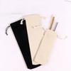 Cutlery Drawstring Storage Bag Solid Straws Spoons Chopsticks Dustproof Pouch Knife Fork Protector Case Household Tools