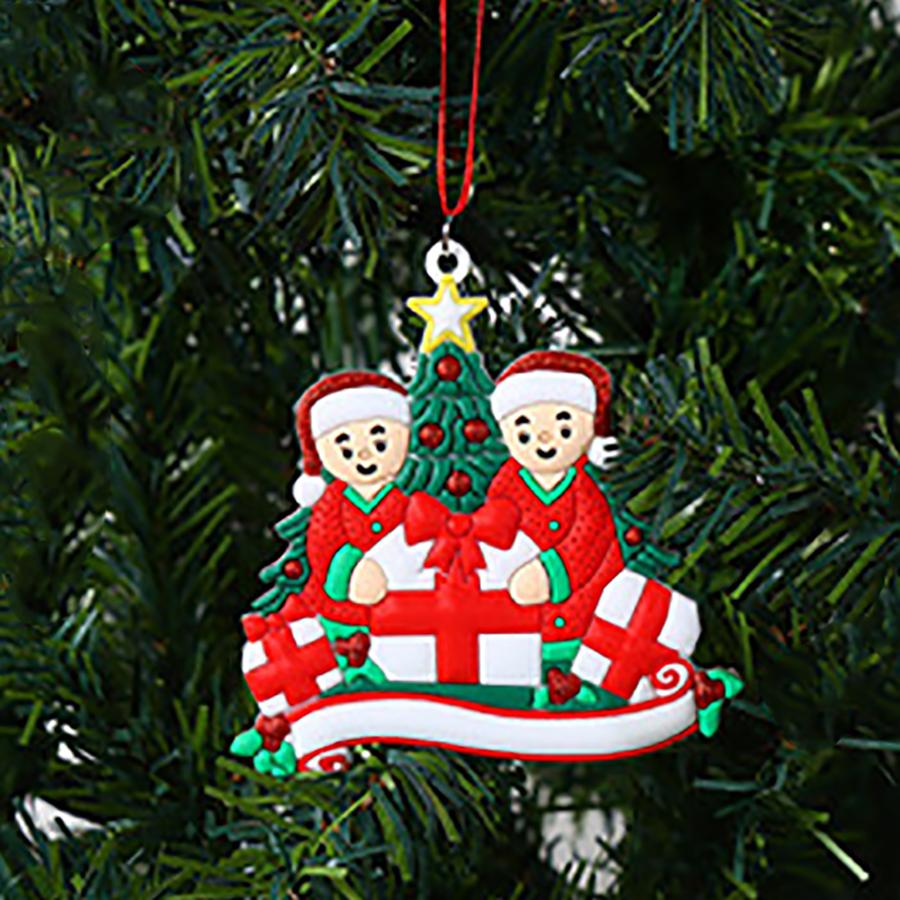 DIY Christmas Decorations for Home, family Figurine, Christmas Decorations for home, New Year 2022, Christmas Tree Decoration