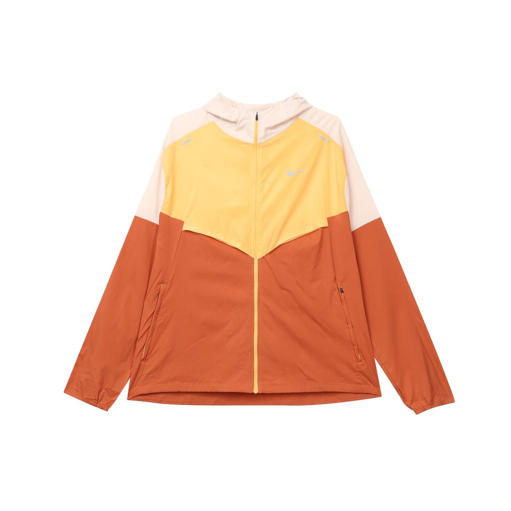 Nike Contrast Panel Long Sleeve Jacket With Sun Protection Men Jacket Yellow CZ9071-234