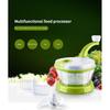 Manual Meat Grinder Hand Operated Food Processors Portable Multi-function Vegetable Cutter Garlic Chopper Mincer Mixer