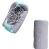 New Design Multifunctional Shoe Washing Net, Cylindrical, Velvet-Shaped, Polyester, Zippered, for Home Use, Gray (37*17*2cm)