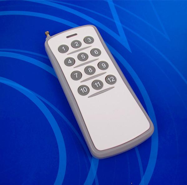 High Power 12-Button Wireless Remote with Large Buttons for Enhanced Feel Remote Control