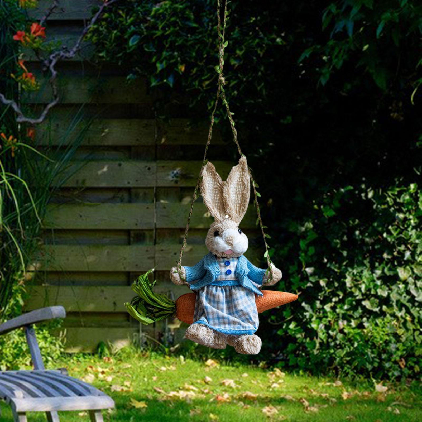 

Ожерелье с пасхальным кроликом, подвеска в виде деревенского кролика ручной работы для торжеств Female