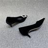 Fashion Women's Shoes Flats 2025 Spring Autumn New Fashion Pointed Shallow Cut Shoes Rhinestone Buckle Comfortable Low Heel Shoes Ladies