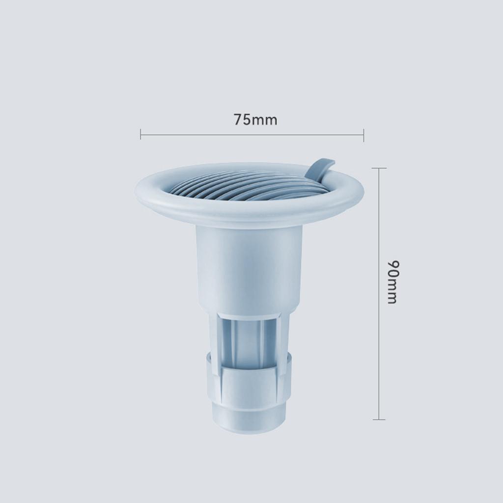 

Bathroom Shower Floor Strainer Floor Drain Core Drain Backflow Preventer Hair Catcher Hair Filter Sink Kitchen Deodorant Drain синій