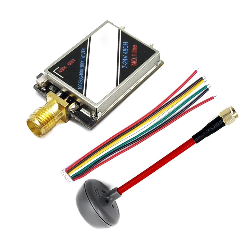 5.8GHz 1W FPV VTX Drones Video Transmitter Stable Highly Clearly Aerial Photography Transmission