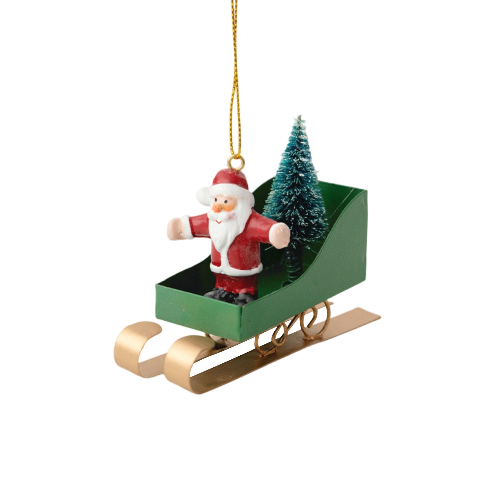 

Christmas Decorations: Christmas Tree, Ironwork, Elderly Sleigh Ornaments, Christmas Decorations One Size