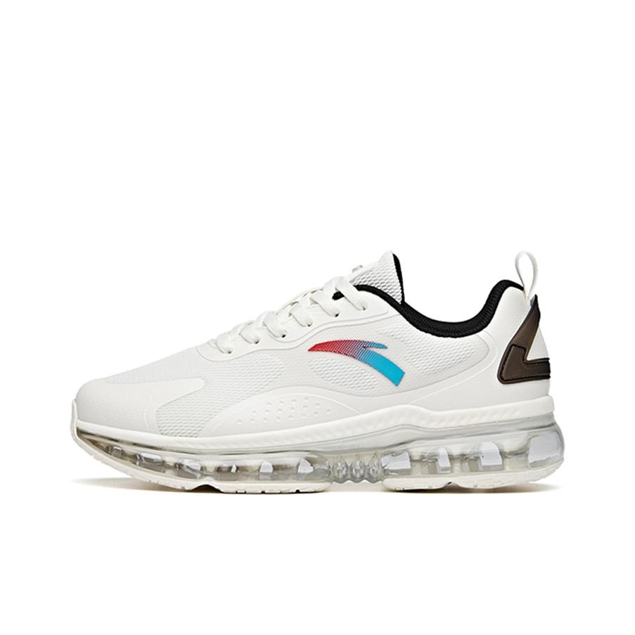 Anta Full-Length Air Cushion Low-Top Running Shoes Men Sneakers White Black 912125503-1
