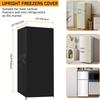 Upright Freezer Cover 22''L X 23''W X 34''H,  Oxford Mini Fridge Cover Protection for Outdoor Refrigerator Waterproof, Dustproof