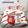 BRA poster Bedding Quilt Set Quilt Cover Pillowcase Home Decoration Birthday Gift (1 * duvet cover + 2 * pillowcase, without core)