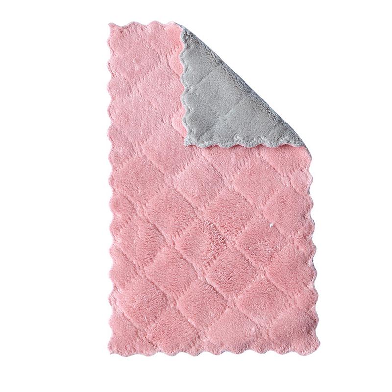 1Pc Super Absorbent Microfiber Kitchen Dish Cloth Household Cleaning Towel
