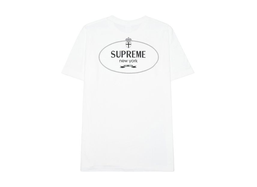 Supreme Crest Tee White L