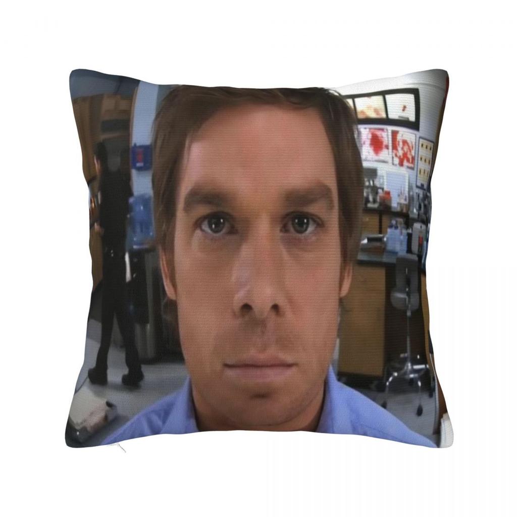 Dexter Morgan Printed Pillowcases Cushion Cover Pillow Covers Y2K Bedroom Decoration Zippered Multiple Sizes