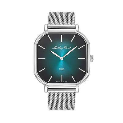 Monsoon Square Nerezová ocel Zelený ciferník Quartz H7917AV pánské hodinky