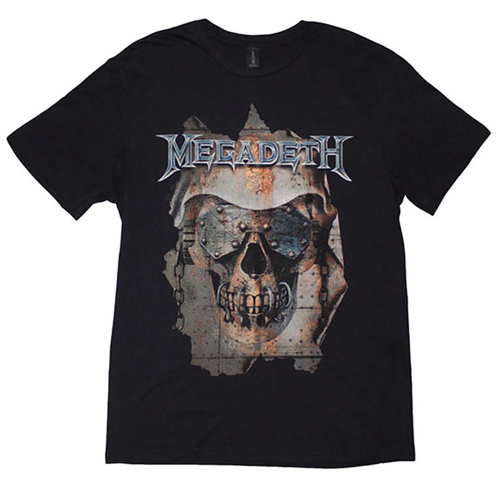 Men's Megadeth Youthanasia Ripped Thru T-shirt Medium Black