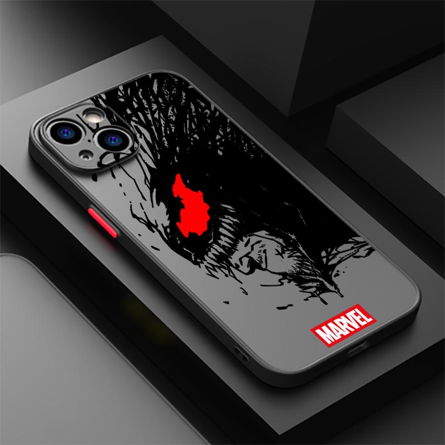 Marvels Spider-Man Venom Rückseite Handyhülle für iPhone 17 Pro Max 17e Air 7 8 SE 14 XS XR 13 Mini 12 16 Plus 11 15