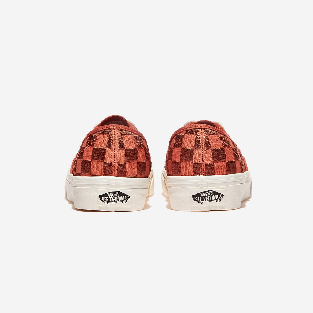 Vans Authentic - Embroidered Checker Orange, VN0009PVORA, 1020106540, Popular Korean Shoes