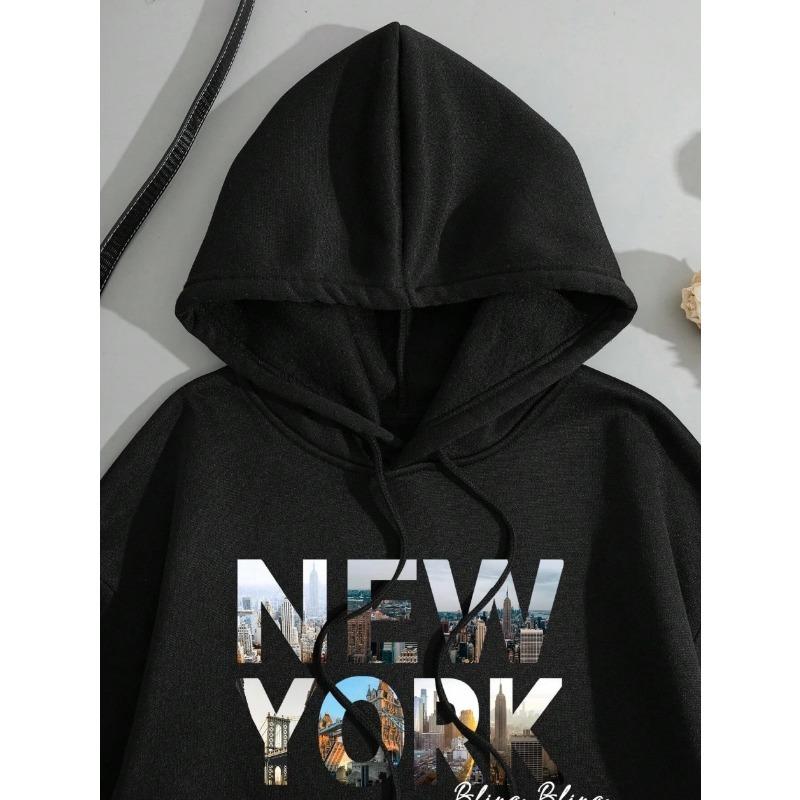 Sweat-shirt Imprimé Paysage Homme Automne Doux à Capuche Simple Chaud Confortable Hoodie Street Oversize Mode Pulls Hoodies & Sweat-shirts Homme