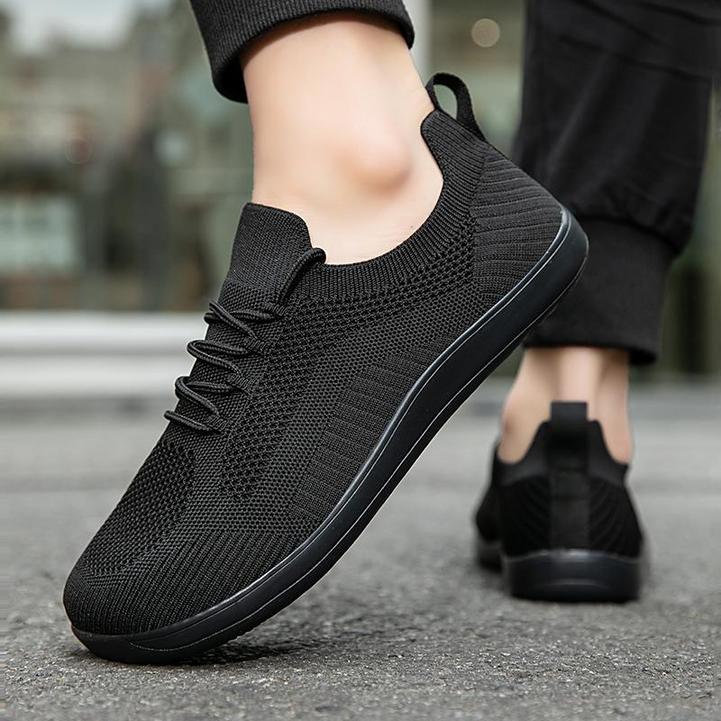 Fashion Men's Barefoot Shoes Lightweight Flat Bottom Non Slip Women's Mesh Soft Bottom Outdoor Walking Fashion Casual Sneakers Shoes