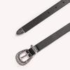 Golden Smear Three-piece Set of Small Fragrant Belt Carved Women's Western Buckle Versatile Fashion