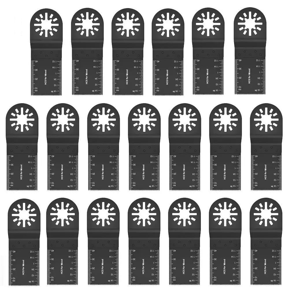 

Replacement Blades for Bimetal Replacement Blades for Replacement Blades with Multi-tool Wood, 50-Piece Set. Wood. High-Performance Durability. чорний