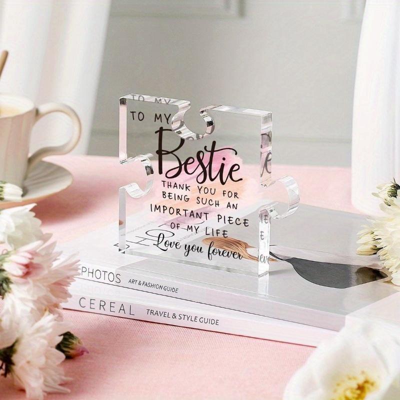 Unique Bestie Puzzle - Versatile Acrylic Gift for Female Friends