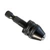   Metal 3 Jaw Chuck Hexagonal Shank Suitable for Pneumatic Drills Craftsmen DIY Applications Quick Tool Less Installation