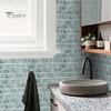Self Adhesive Kitchen Backsplash Self-Adhesive PVC Tile Wall Stickers, Waterproof Mosaic Pattern Decals for Bathroom Easy To Clean Covers Home Decor,