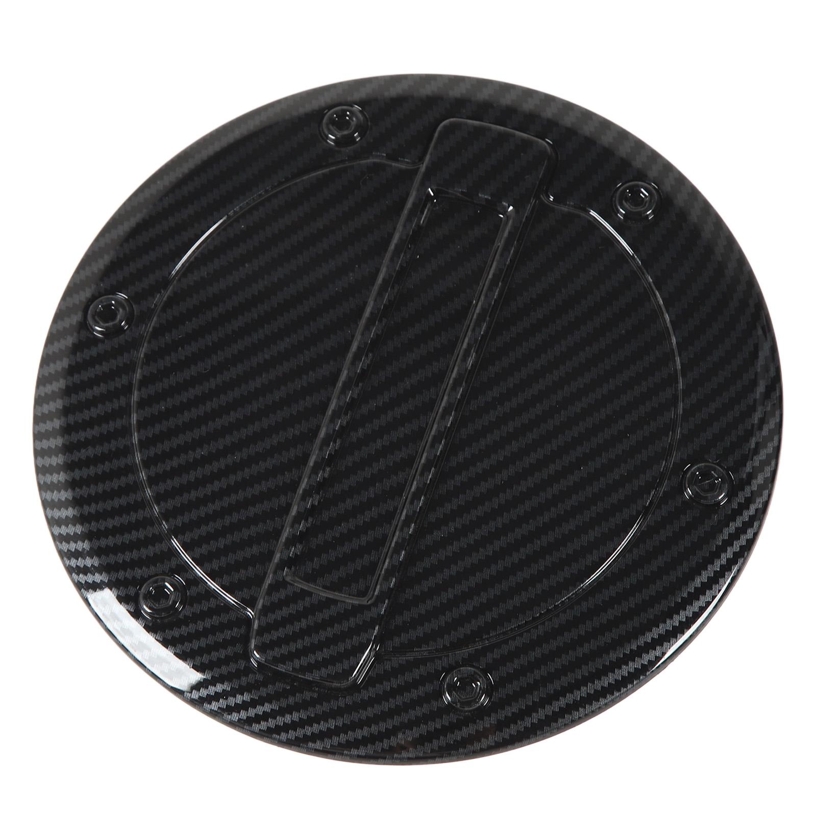 Fuel Tank Cap Carbon Fiber Style ABS Gas Fuel Tank Gates Door Cover Lid for 1500 2023