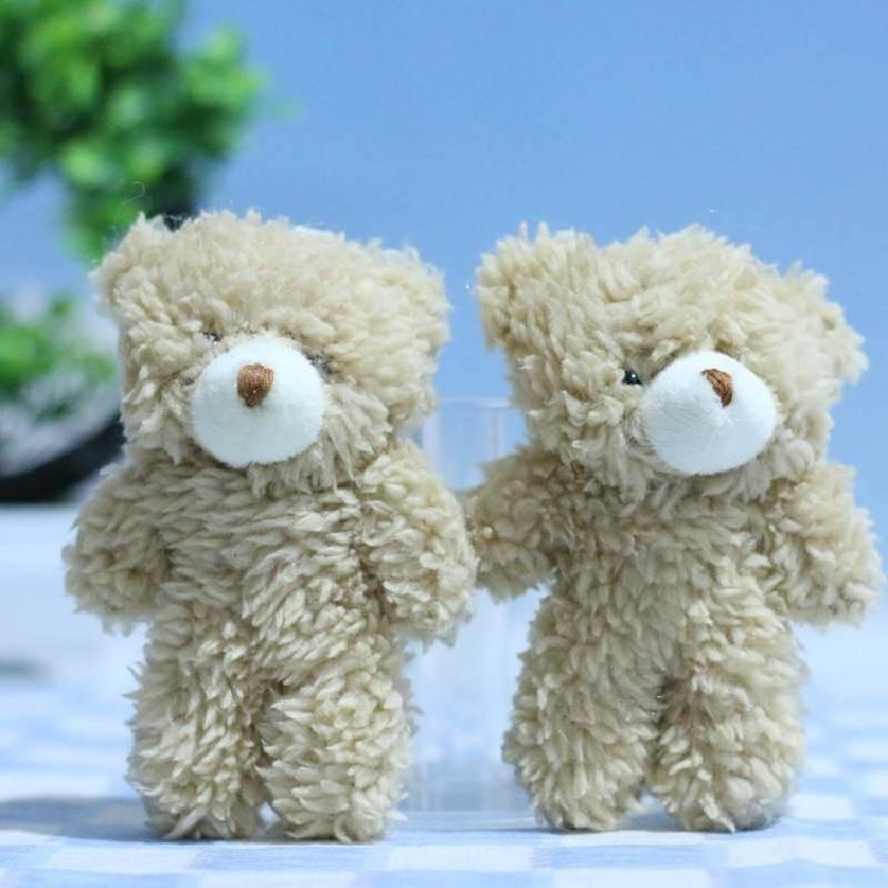 Bear Cute Plush Toy Doll Keychain Cartoon Bag Pendant Accessories Gift Children