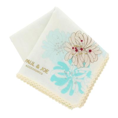Paul Joe Gauze Handkerchief 0001 Paul Joe Accessories & (Ivory) [100% Cotton] Women's Handkerchief, 42cm, & 000286-0001-03