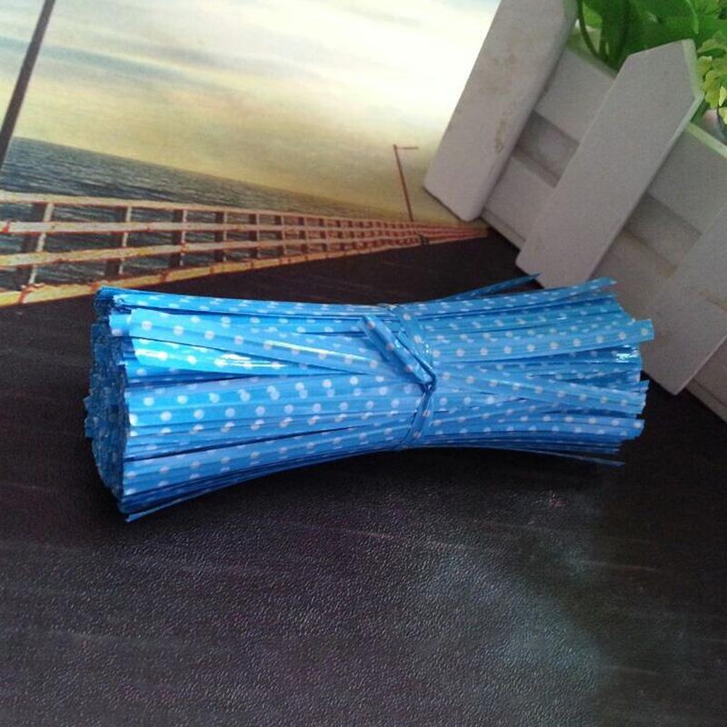 

250 шт. Зав язки для подарункових мішків, обгортання металевими зав язками для весілля, краватка для упаковки печива, цукерок, льодяників