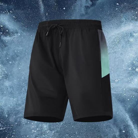 Men Sport Shorts Quick-Dry Breathable Adjustable Waist Lace Running Shorts Versatile Gym Sports Leisure