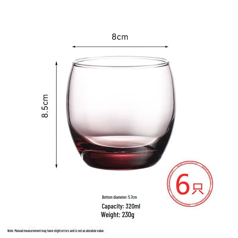 NongTuo Transparent Glass Mouthwash Cup