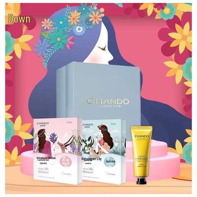 Snow Region Mask & Hand Cream Blue Gift Set