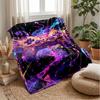 Vibrant Gaming Controller Art Theme blanket Lightweight Warm Flannel Blanket Decorative Throw Blanket for Home Decoration