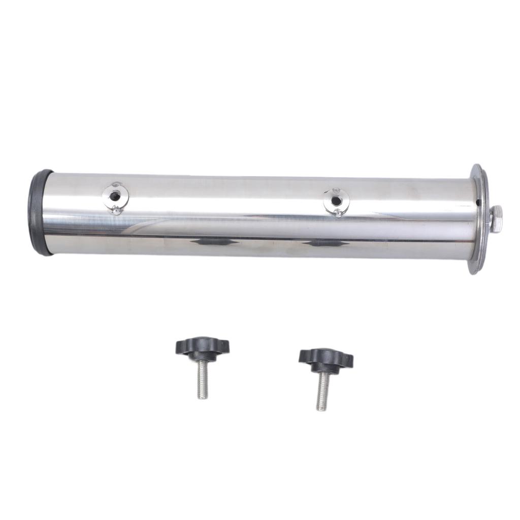 Multiuse Parasol Base Stand Bracket Sleeve Tube for Patios Umbrella Holder with Secure Screw Gaskets Design Easy Install