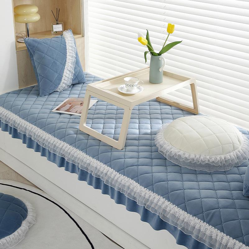 Simple Window Cushion Ledge Cushion Ins Style Cushion Plush Bedroom Balcony Tatami Cushion