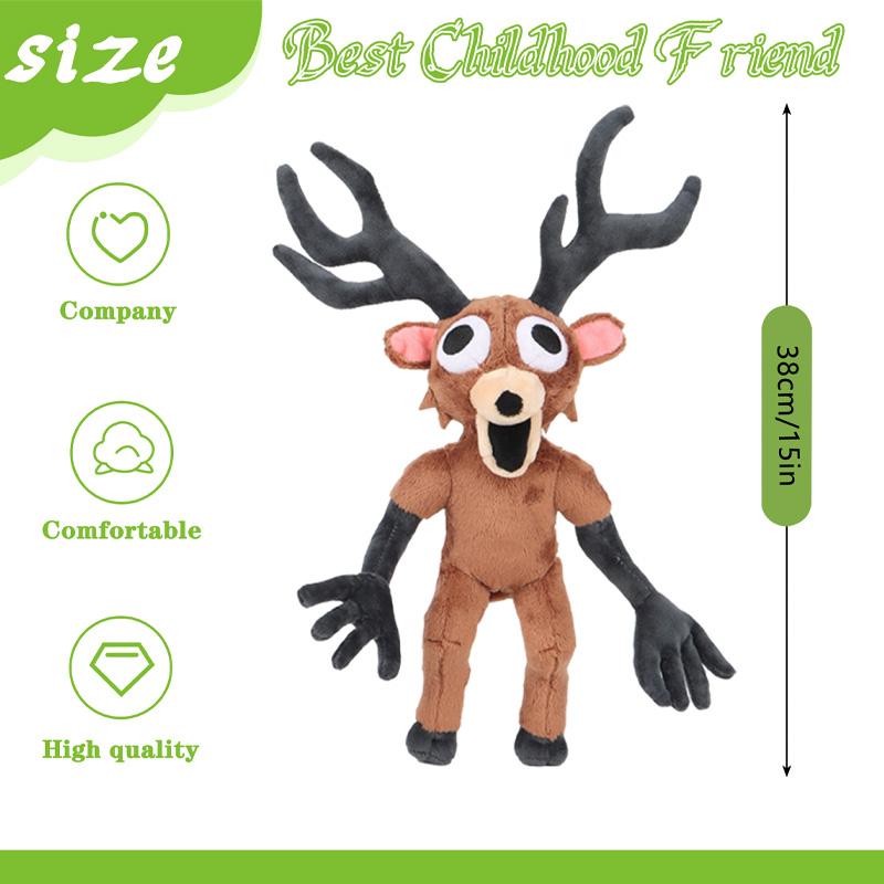 New 99 Nights In The Forest Deer Plush Toys Movie Stuffed Animals Deer Toy Fans Birthday Gifts Toys for Kids Halloween Gift