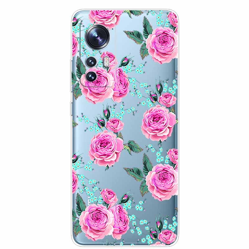 For Xiaomi 12T Case Clear Bumper Soft TPU Phone Cases for Xiaomi 12T Pro 5G Silicone Cover 6.67'' 12 T Transparent Slim Fundas