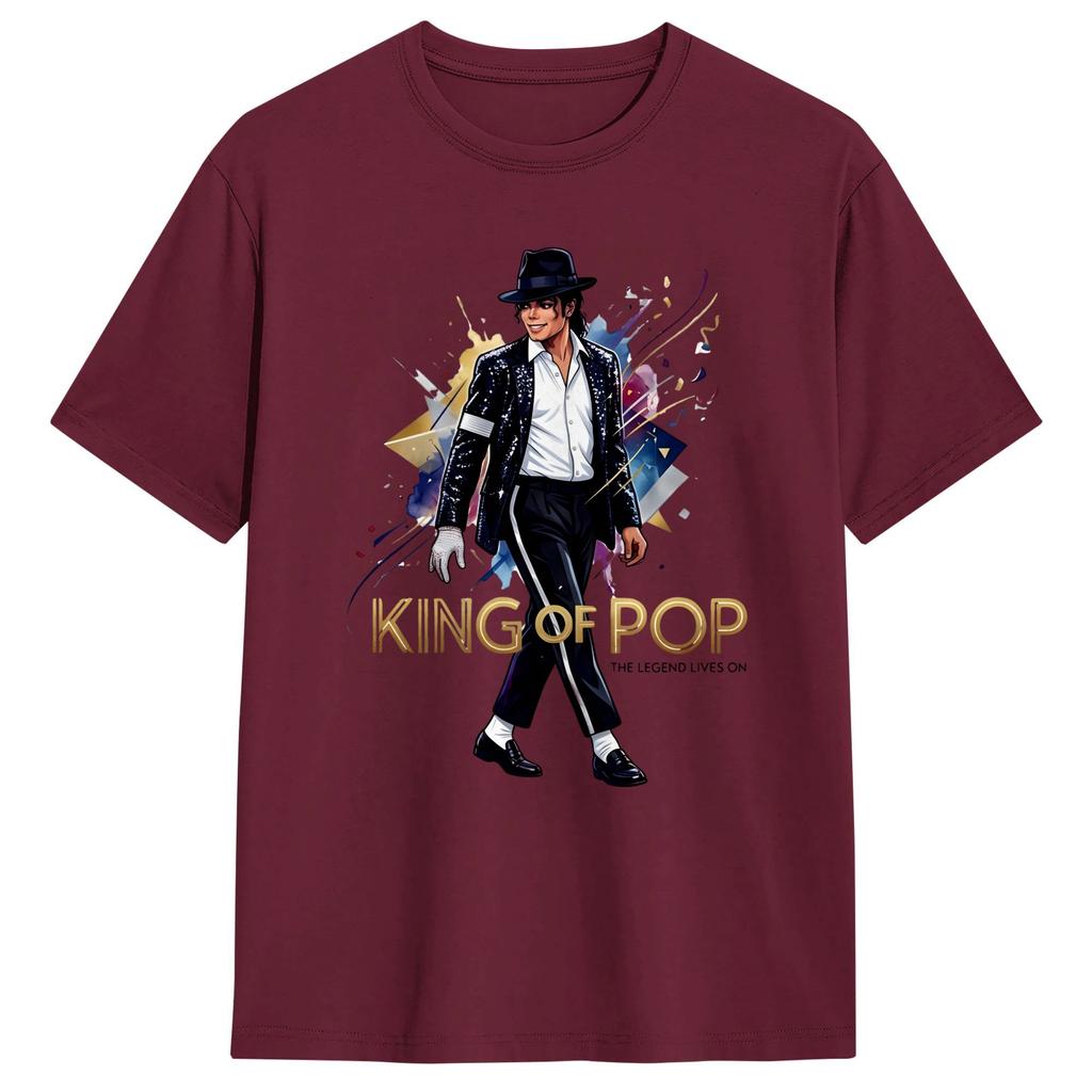 MMichael JJackson King Of Pop T Shirt Summer Y2K Fun TShirts Cotton Hipster Tee Shirt For Unisex Casual Top Tees