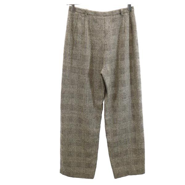 Salvatore Ferragamo wool blend Wide pants 38 Brown Women Used