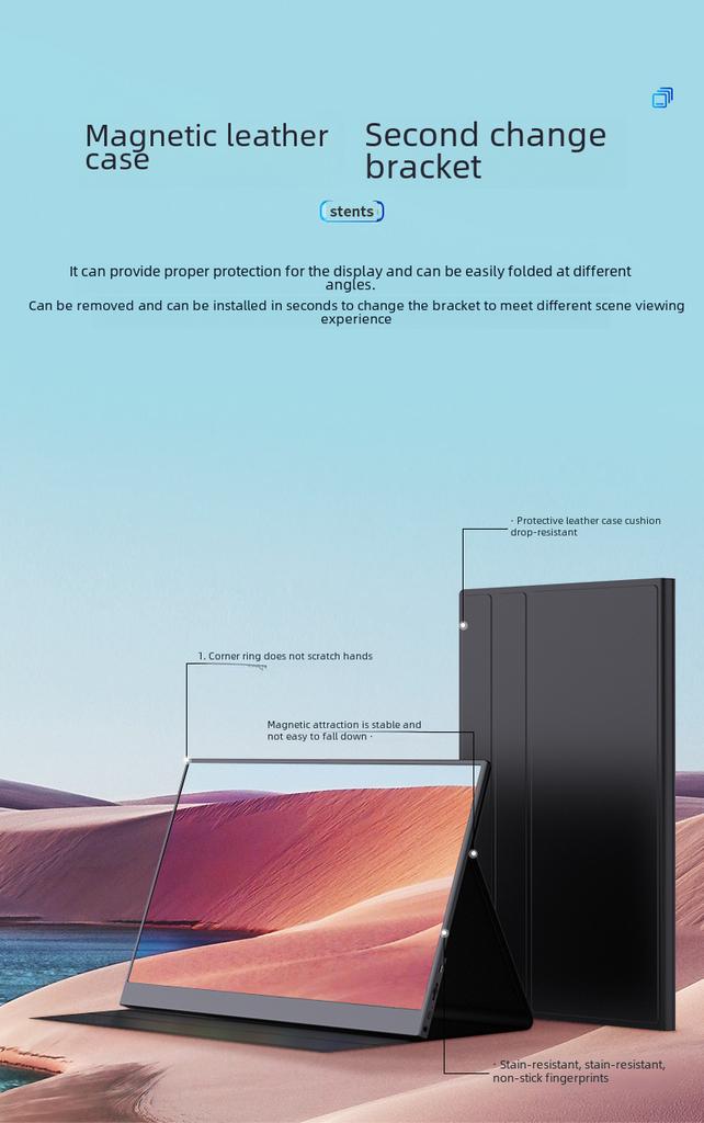 15.6" 4K Touch OLED 144Hz Portable Display for Switch